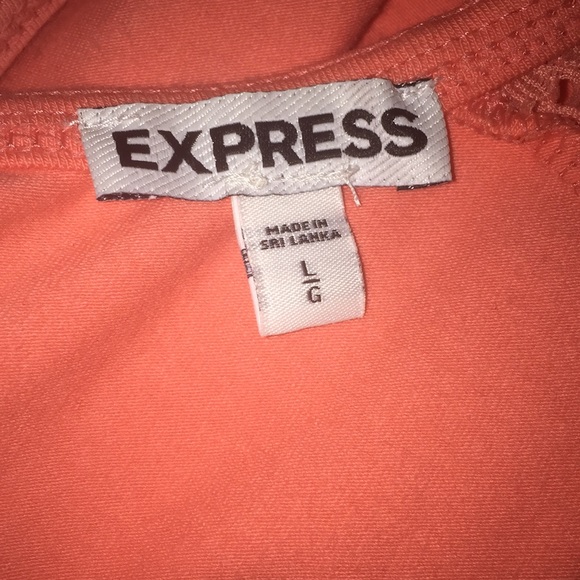 Express peplum tank top with zipper. Size … - Picture 3 of 3